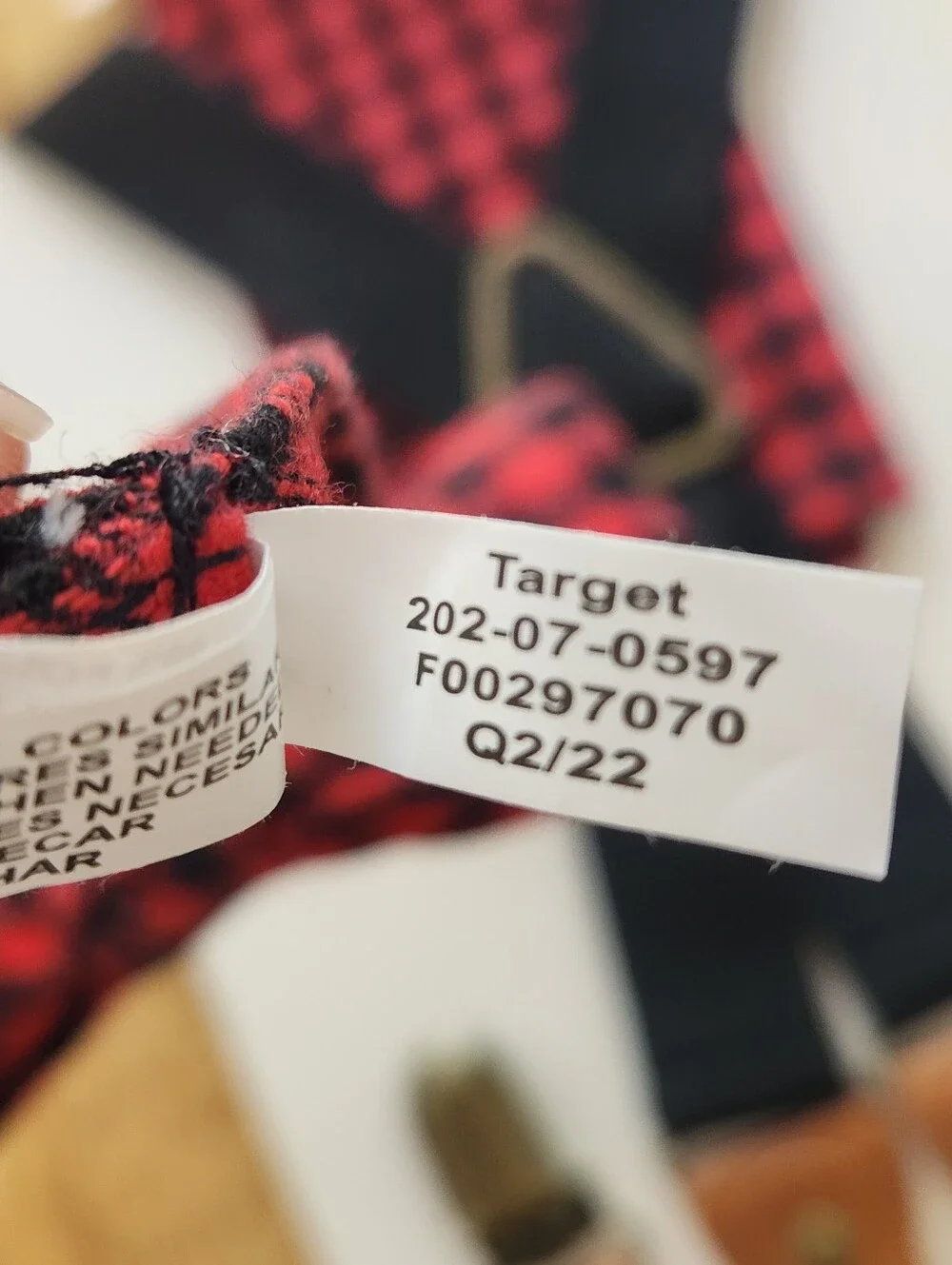 Kids Red and Black Buffalo Plaid Bow Tie with Black Suspenders